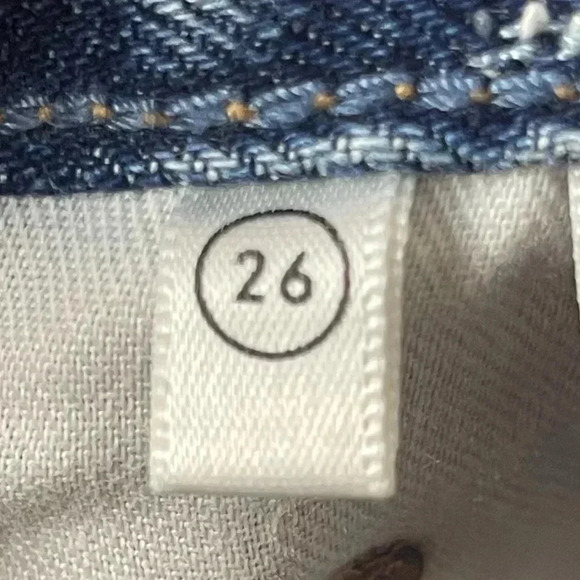 GRLFRND Karolina Distressed High Rise Skinny Jeans Size 26 I Put A Spell On You - Picture 4 of 10